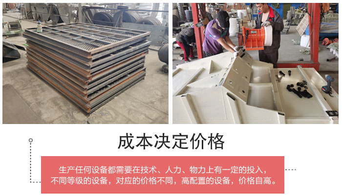 直線篩分機篩網(wǎng)，篩箱部件展示