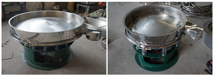 旋振篩底框安裝在振動體上面。